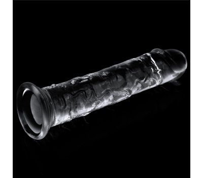 Прозрачный фаллос на присоске Clear Dildo, 18 см, Ø 3,5 см