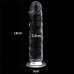 Прозрачный фаллос на присоске Clear Dildo, 18 см, Ø 3,5 см