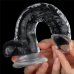 Прозрачный фаллоимитатор на присоске с мошонкой Clear Dildo, 19 см, Ø 3,5 см Прозрачный фаллоимитатор на присоске с мошонкой Clear Dildo, 19 см, Ø 3,5 см