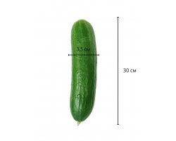 Двойной прозрачный фаллоимитатор Clear Double Dildo, 30 см, Ø 3,5 см-foto3