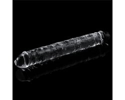Двойной прозрачный фаллоимитатор Clear Double Dildo, 30 см, Ø 3,5 см-foto2