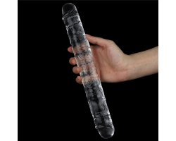 Двойной прозрачный фаллоимитатор Clear Double Dildo, 30 см, Ø 3,5 см-foto5