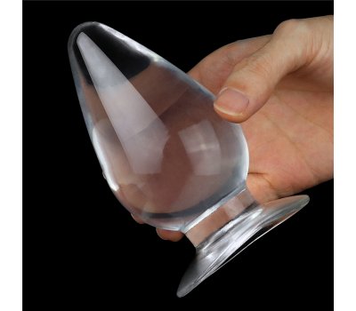 Прозрачная анальная пробка XL Clear Anal Plug, Ø 1 - 6 см Прозрачная анальная пробка XL Clear Anal Plug, Ø 1 - 6 см