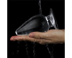Прозрачная анальная пробка XL Clear Anal Plug, Ø 1 - 6 см-foto6