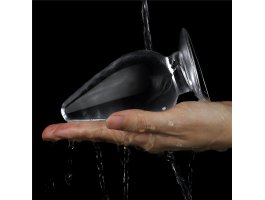 Прозрачная анальная пробка XL Clear Anal Plug, Ø 1 - 6 см-foto6