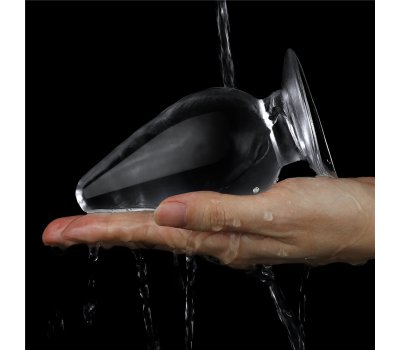 Прозрачная анальная пробка XL Clear Anal Plug, Ø 1 - 6 см Прозрачная анальная пробка XL Clear Anal Plug, Ø 1 - 6 см