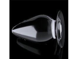 Прозрачная анальная пробка XL Clear Anal Plug, Ø 1 - 6 см-foto4