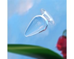 Прозрачная анальная пробка XL Clear Anal Plug, Ø 1 - 6 см-foto7
