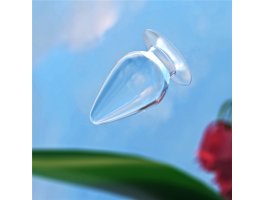 Прозрачная анальная пробка XL Clear Anal Plug, Ø 1 - 6 см-foto7