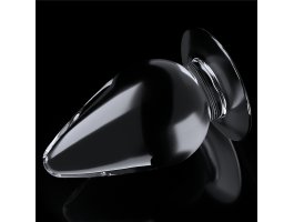 Прозрачная анальная пробка XL Clear Anal Plug, Ø 1 - 6 см-foto13