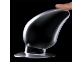 Прозрачная анальная пробка XL Clear Anal Plug, Ø 1 - 6 см-foto11