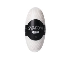 Мастурбатор яйцо Svakom «HEDY», белый, 14 см