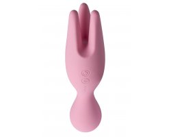 Вибратор Svakom «Nymph» с подвижными «пальчиками», розовый, 15,6 см