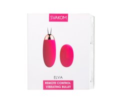 Интеллектуальное виброяйцо Svakom «Elva» с подогревом, красный, 8 см, Ø 3,4 см-foto5