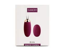 Интеллектуальное виброяйцо Svakom «Elva» с подогревом, фиолетовый, 8 см, Ø 3,4 см-foto3