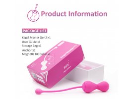 Тренажер Кегеля Magic Motion «Kegel Master» версия 2.0 с управлением через смартфон, розовый, Ø 3,5 см-foto2