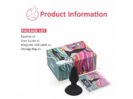 Анальная вибропробка Magic Motion «Equinox» с управлением через смартфон, черная, Ø 3,5 см-foto8