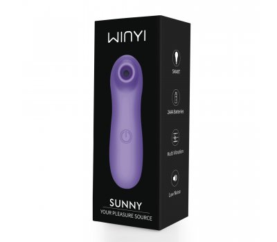 Бесконтактный стимулятор клитора WINYI «SUNNY», фиолетовый Бесконтактный стимулятор клитора WINYI «SUNNY», фиолетовый