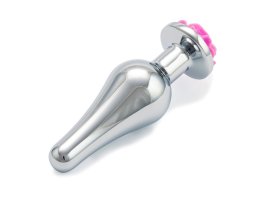 Серебристая пробка с розовой розой S, Ø 3,2 см, 10,2 см-foto2