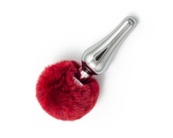 Пробка с малиновым хвостиком кролика Silver L, Ø 3,8 см Пробка с малиновым хвостиком кролика Silver L, Ø 3,8 см
