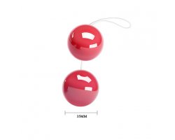 Анально-вагинальные шарики Twins Ball красные-foto4
