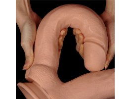 Двойной фаллоимитатор для фистинга, 30-33 см, Ø 5,5 - 6,8 см-foto13