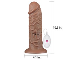 Вибратор-гигант мулат, 26.6 см, Ø 6.35 см-foto5