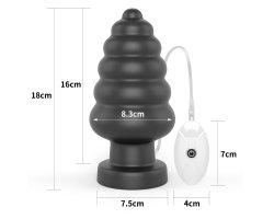 Пробка с вибрацией King Sized, 18 см, Ø 8,3 см-foto3