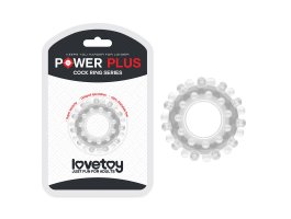 Прозрачное эрекционное кольцо POWER PLUS COCK RING Прозрачное эрекционное кольцо POWER PLUS COCK RING