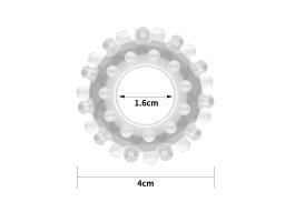 Прозрачное эрекционное кольцо POWER PLUS COCK RING-foto6