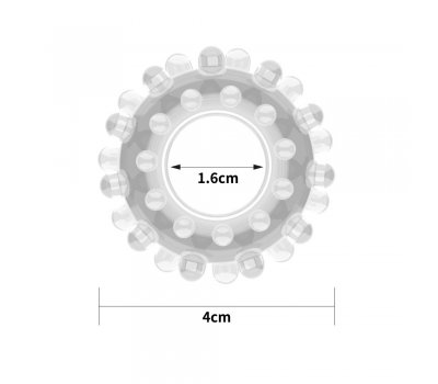 Прозрачное эрекционное кольцо POWER PLUS COCK RING Прозрачное эрекционное кольцо POWER PLUS COCK RING