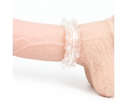 Прозрачное эрекционное кольцо POWER PLUS COCK RING-foto3