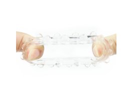 Прозрачное эрекционное кольцо POWER PLUS COCK RING-foto2