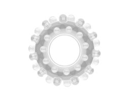 Прозрачное эрекционное кольцо POWER PLUS COCK RING-foto5