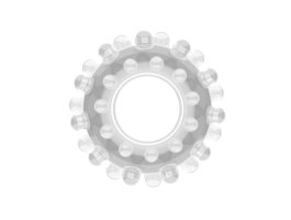 Прозрачное эрекционное кольцо POWER PLUS COCK RING-foto5