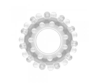 Прозрачное эрекционное кольцо POWER PLUS COCK RING Прозрачное эрекционное кольцо POWER PLUS COCK RING
