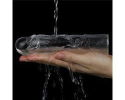 Прозрачная насадка на пенис, 15 см-foto5