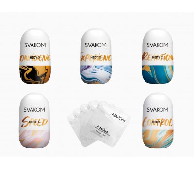 Мастурбатор яйцо Svakom «HEDY-X Experience» Мастурбатор яйцо Svakom «HEDY-X Experience»