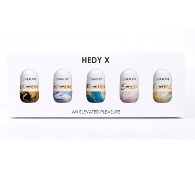 Набор мастурбаторов Svakom «HEDY-X», 5 шт. Набор мастурбаторов Svakom «HEDY-X», 5 шт.