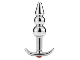 Пробка с крассным стразом S, Ø 2,8 см, 10,8 см