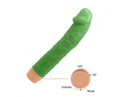 Вибратор-реалистик 23 см, Ø 4,3 см, зеленый-foto9