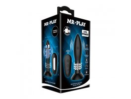 Анальная пробка «Mr.Play» с вибрацией и ротацией с беспроводным управлением-foto6