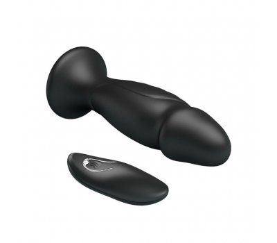 Рельефный анальный стимулятор «Mr.Play» с вибрацией и дистанционным управлением Рельефный анальный стимулятор «Mr.Play» с вибрацией и дистанционным управлением