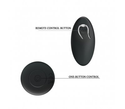 Рельефный анальный стимулятор «Mr.Play» с вибрацией и дистанционным управлением Рельефный анальный стимулятор «Mr.Play» с вибрацией и дистанционным управлением