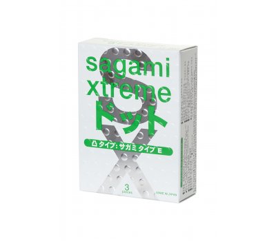 Латексные презервативы Sagami Xtreme Type-E, №3