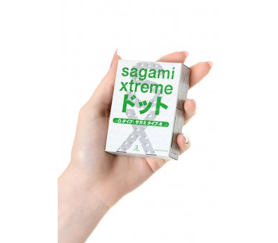Латексные презервативы Sagami Xtreme Type-E, №3 Латексные презервативы Sagami Xtreme Type-E, №3
