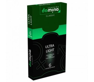 Ультратонкие презервативы Domino Classic ULTRA LIGHT, №6