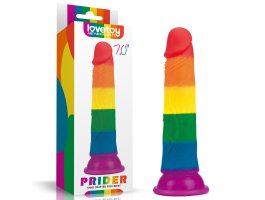 Цветной фаллоимитатор Prider на присоске, 18,5 см, Ø 3,6 см Цветной фаллоимитатор Prider на присоске, 18,5 см, Ø 3,6 см