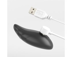 Двухслойный перезаряжаемый ротатор на присоске Platinum Silicone, 22,8 см, Ø 4,9 см-foto5