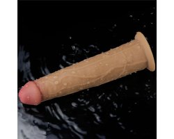 Двухслойный перезаряжаемый ротатор на присоске Platinum Silicone, 22,8 см, Ø 4,9 см-foto13